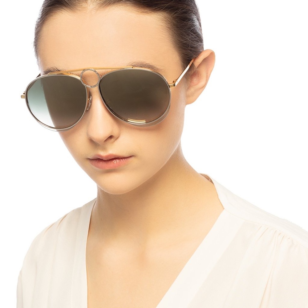 CHLOE Romie 61mm Aviator Sunglasses.